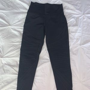 Aerie Black Mesh Leggings